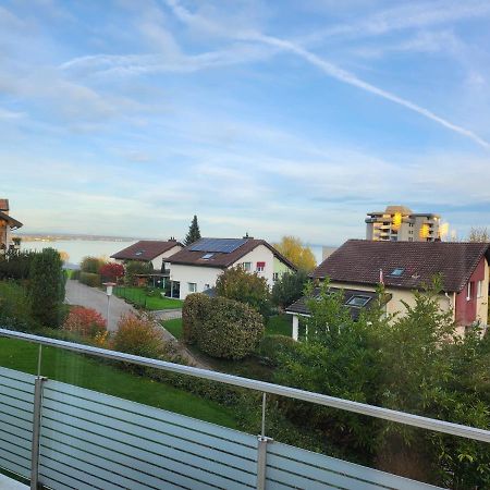 Ferienwohnung Am Bodensee Mit Seesicht Und Wellness Rorschacherberg Exteriör bild